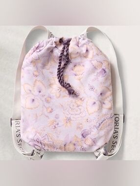 Victoria's Secret 2 In 1 Packable Beach Towel Backpack Pink Floral Travel Pool